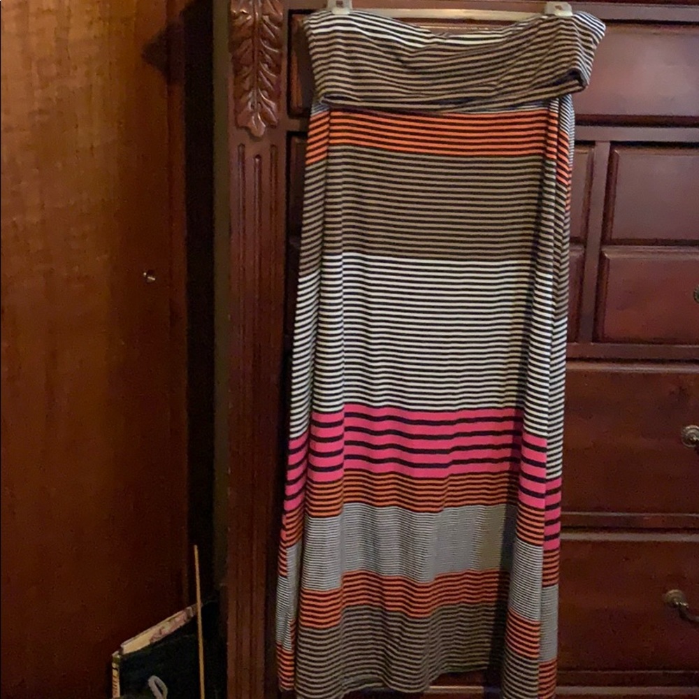 Stripped colorful skirt